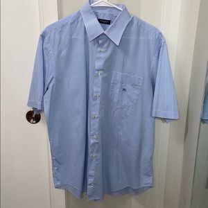 Men’s Burberry London Short Sleeved Shirt SZ 44/L